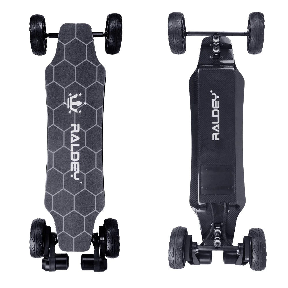RALDEY Carbon AT V.2 1500W/14Ah All Terrain Electric Skateboard 19mi range