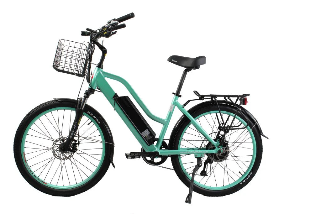 X-Treme Catalina 48V 500W Step-Through Electric Beach Cruiser Bike