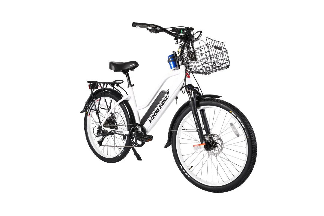 X-Treme Catalina 48V 500W Step-Through Electric Beach Cruiser Bike